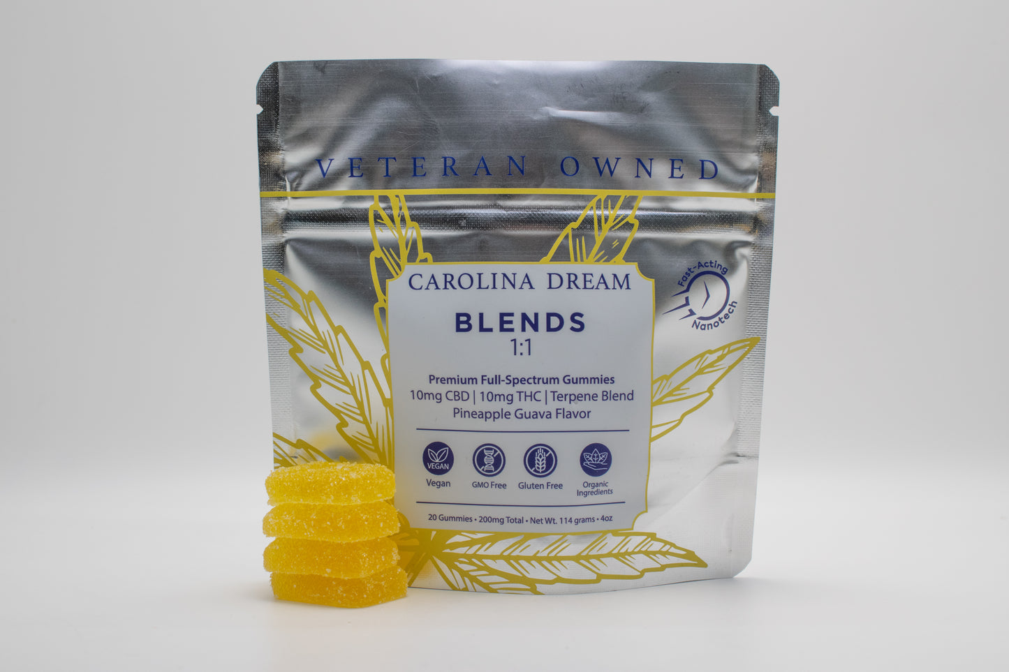 1:1 Fast Acting THC + CBD Gummies