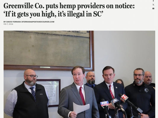 Say what?! Greenville County publishes contradictory and confusing letter targeting hemp products